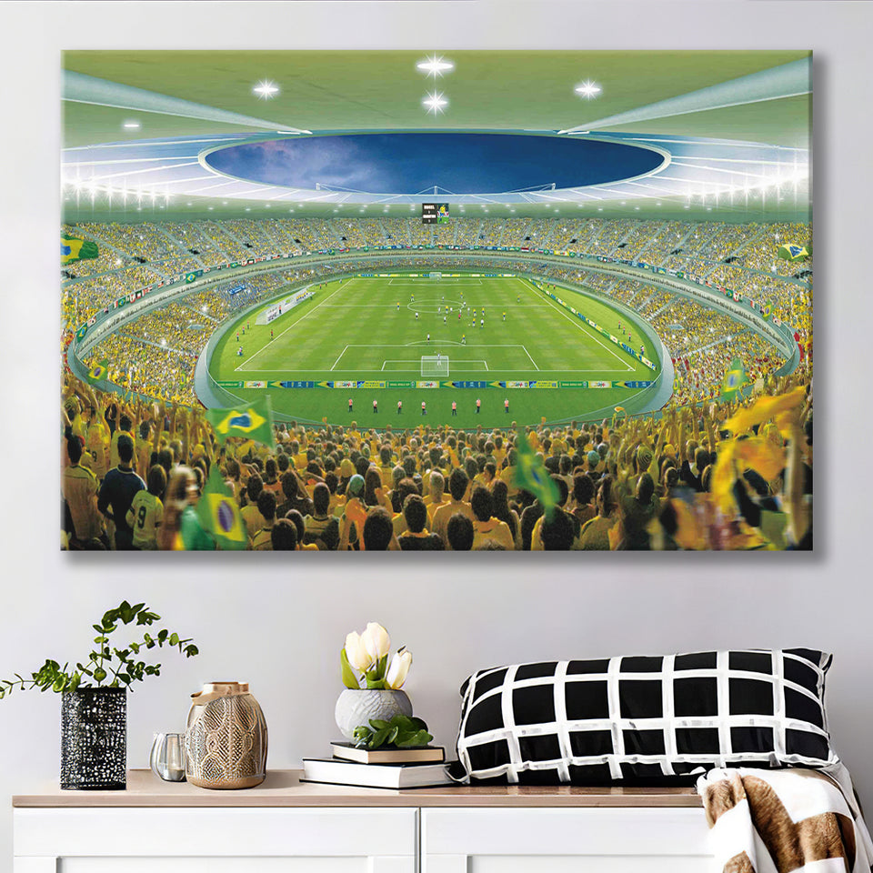 Mineirão Estadio Mineirão, Stadium Canvas, Sport Art, Gift for him, Fan Gift, Canvas Prints Wall Art Decor