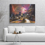 Minneapolis Minnesota Orion Nebula Skyline 1 Canvas Wall Art - Canvas Prints, Prints for Sale, Canvas Painting, Canvas On Sale