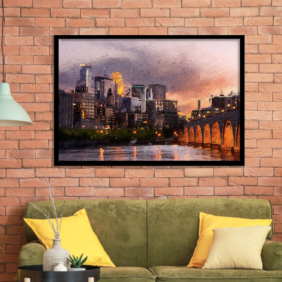 Minneapolis Framed Art Prints Wall Decor - Painting Prints, Framed Picture, Home Decor
