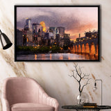 Minneapolis Framed Canvas Prints Wall Art Decor - Paiting Canvas, Art Prints, Floating Frame