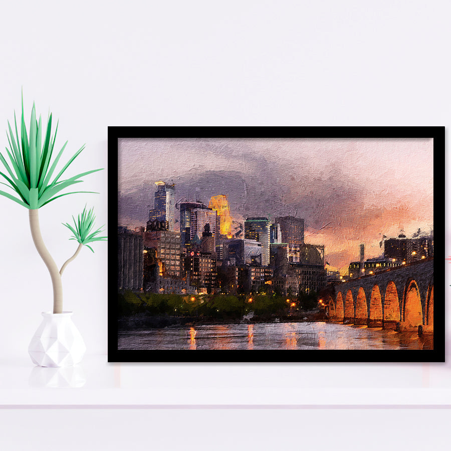Minneapolis Framed Art Prints Wall Decor - Painting Prints, Framed Picture, Home Decor