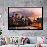 Minneapolis Framed Art Prints Wall Decor - Painting Prints, Framed Picture, Home Decor