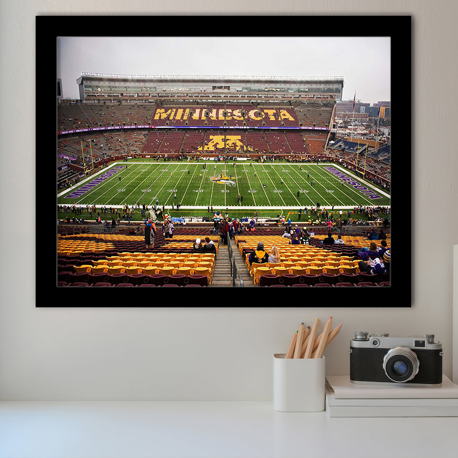 Minnesota Golden Gophers Stadium Art Prints Huntington Bank Stadium Wall,Sport Stadium Art Prints, Fan Gift, Wall Decor