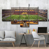 Minnesota Golden Gophers Stadium Canvas Prints Huntington Bank Stadium Wall,Multi Panels,Sport Stadium Art Prints, Fan Gift