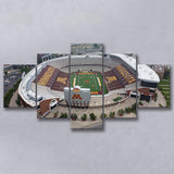 Minnesota Golden Gophers Stadium Canvas Prints Stadium Huntington Bank Stadium Wall,Multi Panels,Sport Stadium Art Prints, Fan Gift