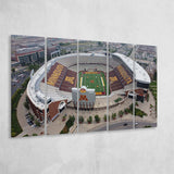 Minnesota Golden Gophers Stadium Canvas Prints Stadium Huntington Bank Stadium Wall,Multi Panels B,Sport Stadium Art Prints, Fan Gift