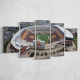 Minnesota Golden Gophers Stadium Canvas Prints Stadium Huntington Bank Stadium Wall,Multi Panels,Sport Stadium Art Prints, Fan Gift