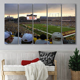 Minnesota Golden Gophers Stadium Canvas Prints Huntington Bank Stadium Wall,Multi Panels B,Sport Stadium Art Prints, Fan Gift