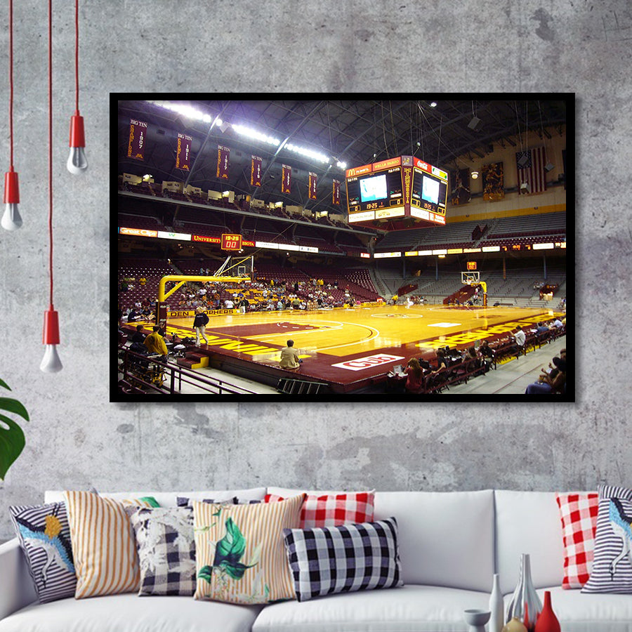 Minnesota Golden Gophers Wall Art Williams Arena Stadium Art Prints,Sport Stadium Art Prints, Fan Gift, Wall Decor