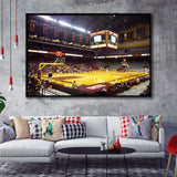 Minnesota Golden Gophers Wall Art Williams Arena Stadium Framed Canvas Prints,Sport Stadium Art Prints, Fan Gift