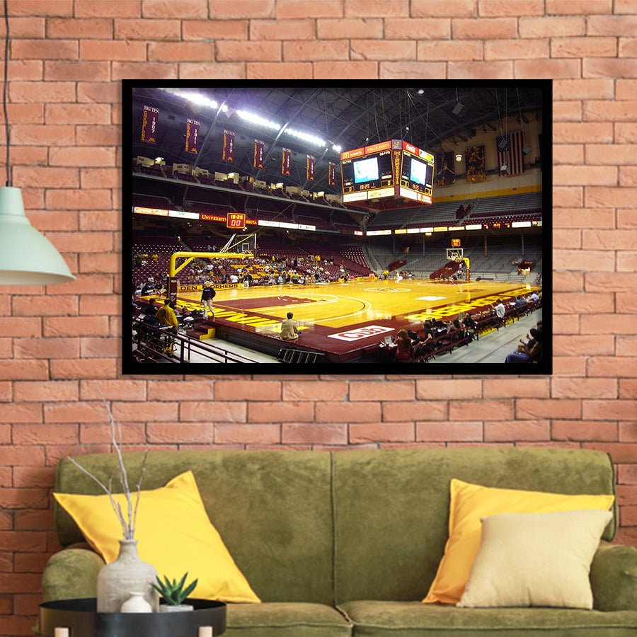 Minnesota Golden Gophers Wall Art Williams Arena Stadium Art Prints,Sport Stadium Art Prints, Fan Gift, Wall Decor