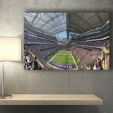 Minnesota Vikings Stadium Canvas Prints US Bank Stadium Wall Art,Sport Stadium Art Prints, Fan Gift, Wall Decor
