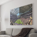 Minnesota Vikings Stadium Canvas Prints US Bank Stadium Wall Art,Sport Stadium Art Prints, Fan Gift, Wall Decor