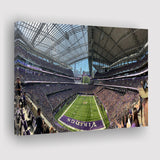 Minnesota Vikings Stadium Canvas Prints US Bank Stadium Wall Art,Sport Stadium Art Prints, Fan Gift, Wall Decor