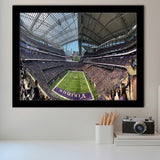 Minnesota Vikings Stadium Art Prints US Bank Stadium Wall Art,Sport Stadium Art Prints, Fan Gift, Wall Decor