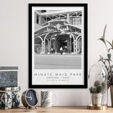 Minute Maid Park Houston Astros Baseball Lovers Black And White Art Framed Art Prints Wall Art Decor, Framed Picture