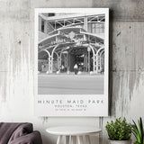 Minute Maid Park Houston Astros Baseball Lovers Black And White Art Canvas Prints Wall Art Home Decor
