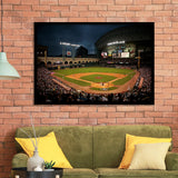 Minute Maid Park Stadium, Stadium Canvas, Sport Art, Gift for him, Framed Art Prints Wall Art Decor, Framed Picture