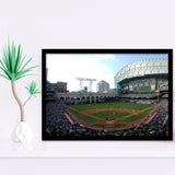 Minute Maid Park in Houston, Stadium Canvas, Sport Art, Gift for him, Framed Art Prints Wall Art Decor, Framed Picture