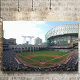 Minute Maid Park in Houston, Stadium Canvas, Sport Art, Gift for him, Fan Gift, Canvas Prints Wall Art Decor