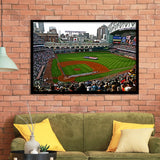 Minute Maid Park in Texas, Stadium Canvas, Sport Art, Gift for him, Framed Art Prints Wall Art Decor, Framed Picture