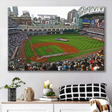 Minute Maid Park in Texas, Stadium Canvas, Sport Art, Gift for him, Fan Gift, Canvas Prints Wall Art Decor