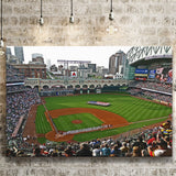Minute Maid Park in Texas, Stadium Canvas, Sport Art, Gift for him, Fan Gift, Canvas Prints Wall Art Decor