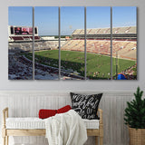 Mississippi State Bulldogs Stadium Canvas Prints Devis Wade Stadium Wall,Multi Panels B,Sport Stadium Art Prints, Fan Gift