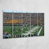 Missouri Tigers Stadium Canvas Prints Faurot Field Wall Art American,Multi Panels B,Sport Stadium Art Prints, Fan Gift