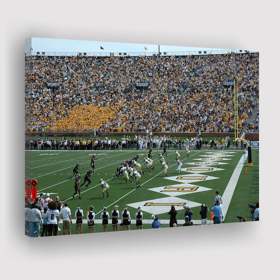 Missouri Tigers Stadium Canvas Prints Faurot Field Wall Art American,Sport Stadium Art Prints, Fan Gift, Wall Decor