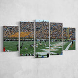 Missouri Tigers Stadium Canvas Prints Faurot Field Wall Art American,Multi Panels,Sport Stadium Art Prints, Fan Gift