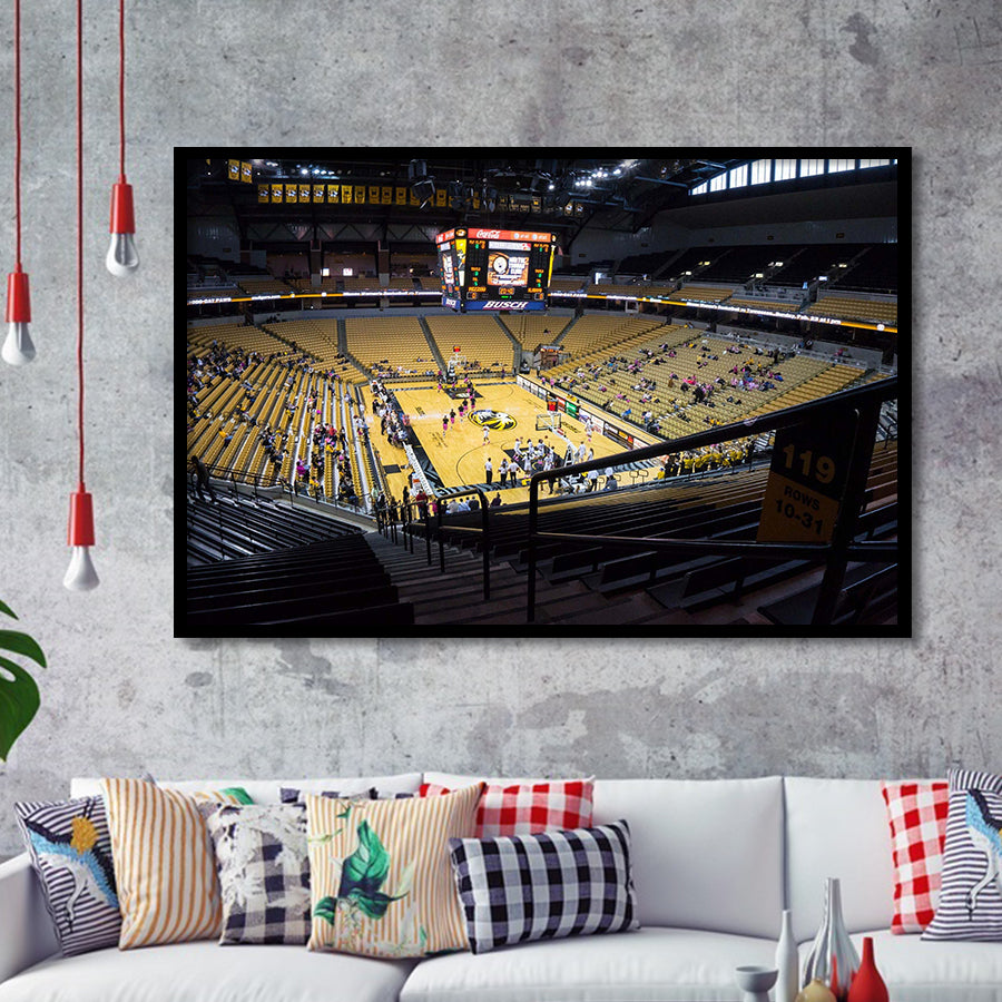 Missouri Tigers Stadium Art Prints Mizzou Arena Wall Art Basketball,Sport Stadium Art Prints, Fan Gift, Wall Decor