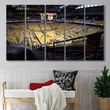 Missouri Tigers Stadium Canvas Prints Mizzou Arena Wall Art Basketball,Multi Panels B,Sport Stadium Art Prints, Fan Gift