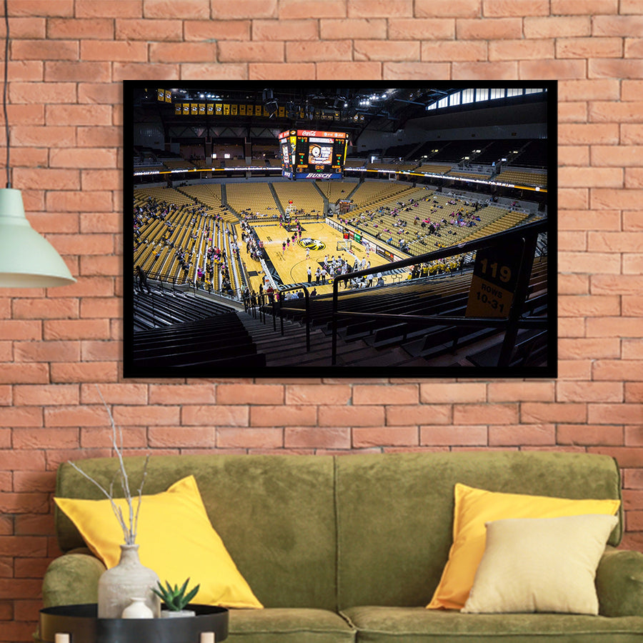 Missouri Tigers Stadium Art Prints Mizzou Arena Wall Art Basketball,Sport Stadium Art Prints, Fan Gift, Wall Decor