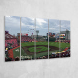 Miyagi Baseball Stadium, Stadium Canvas, Sport Art, Gift for him, Multi Panels B, Canvas Prints Wall Art Decor