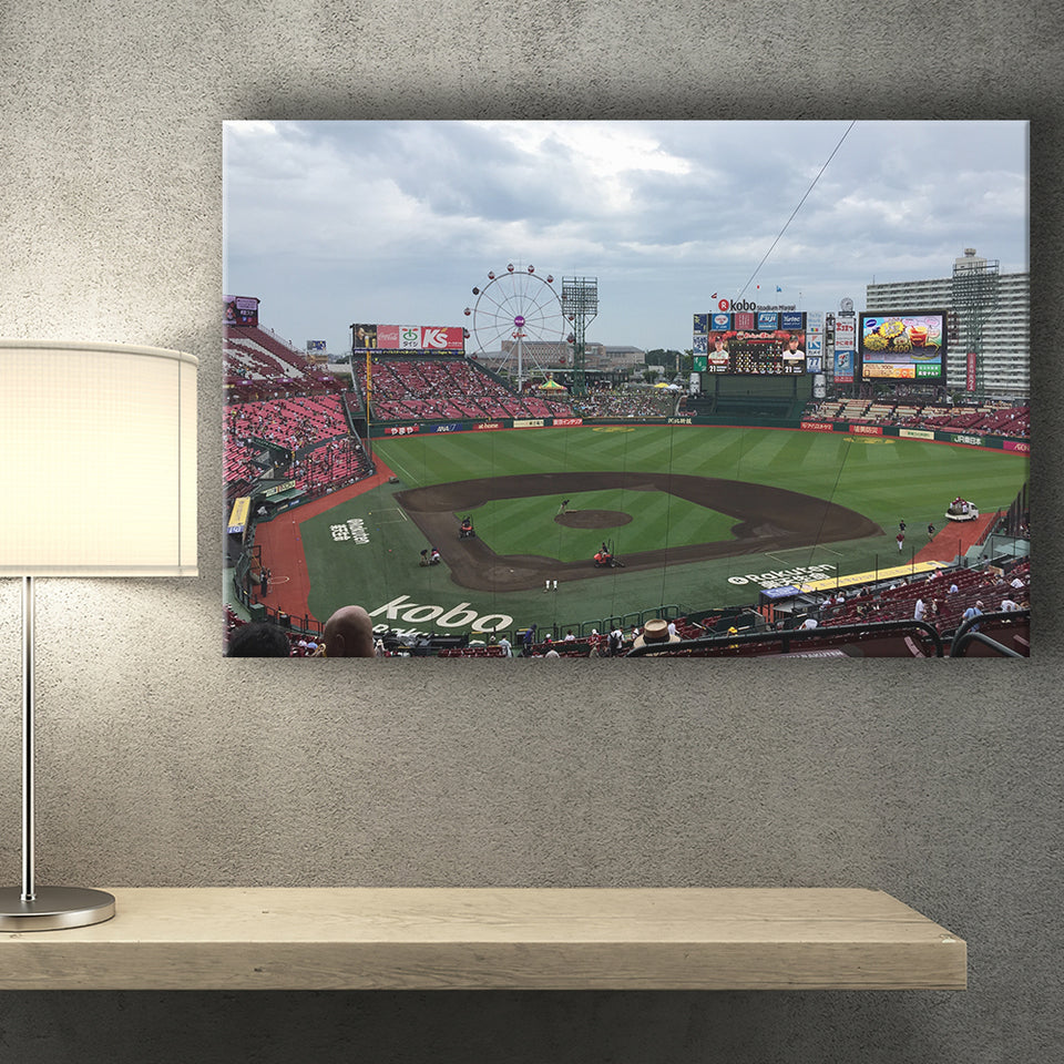 Miyagi Baseball Stadium, Stadium Canvas, Sport Art, Gift for him, Fan Gift, Canvas Prints Wall Art Decor