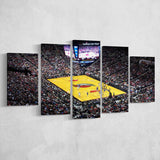 Moda Center Stadium Canvas Prints Portland Trail Blazers Wall Art,Multi Panels,Sport Stadium Art Prints, Fan Gift