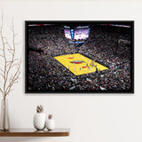 Moda Center Stadium Framed Canvas Prints Portland Trail Blazers Wall Art,Sport Stadium Art Prints, Fan Gift