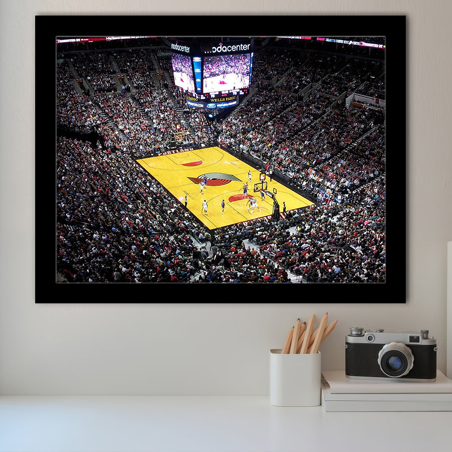 Moda Center Stadium Art Prints Portland Trail Blazers Wall Art,Sport Stadium Art Prints, Fan Gift, Wall Decor