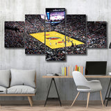 Moda Center Stadium Canvas Prints Portland Trail Blazers Wall Art,Multi Panels,Sport Stadium Art Prints, Fan Gift