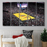 Moda Center Stadium Canvas Prints Portland Trail Blazers Wall Art,Multi Panels B,Sport Stadium Art Prints, Fan Gift