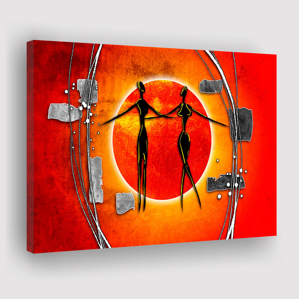 Modern African Canvas Prints Wall Art Decor - Painting Canvas,Home Decor, Ready to Hang