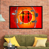 Modern African Framed Art Prints Wall Art Decor, Framed Picture, Home Decor