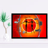 Modern African Framed Art Prints Wall Art Decor, Framed Picture, Home Decor