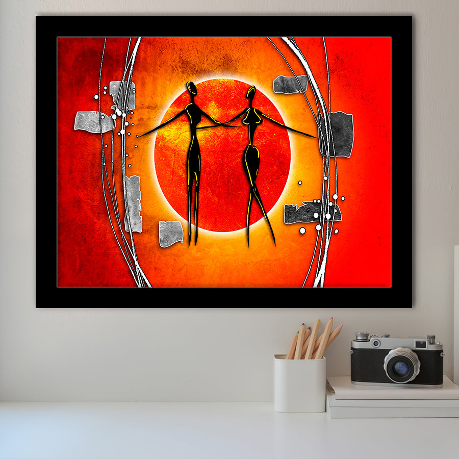 Modern African Framed Art Prints Wall Art Decor, Framed Picture, Home Decor