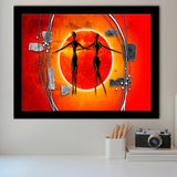 Modern African Framed Art Prints Wall Art Decor, Framed Picture, Home Decor