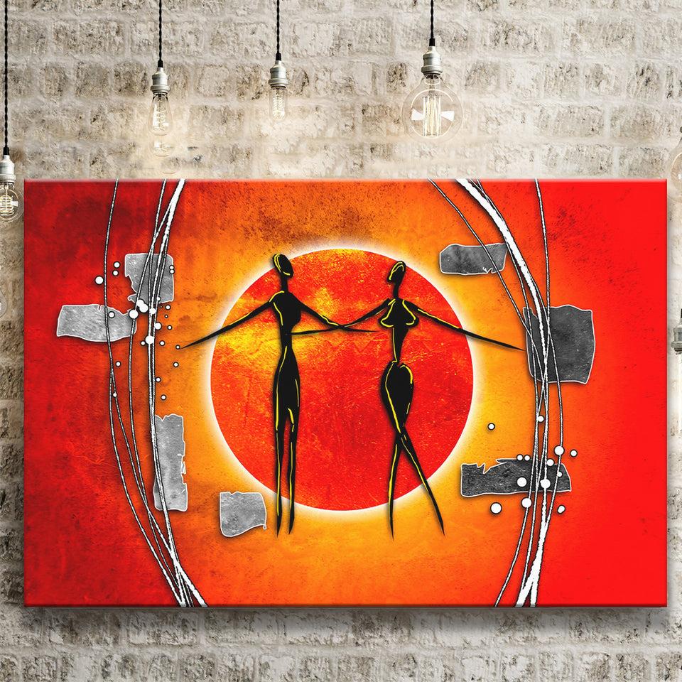 Modern African Canvas Prints Wall Art Decor - Painting Canvas,Home Decor, Ready to Hang