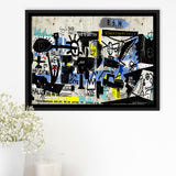 Modern Wall Art Framed Canvas Prints Wall Art Decor, Framed Picture, Floating Frame