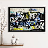 Modern Wall Art Framed Canvas Prints Wall Art Decor, Framed Picture, Floating Frame