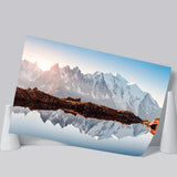 Mont Blanc France Highest Mountain Alps Europe Stunning Picture Poster Prints Wall Art Decor, Unframe, Poster Art